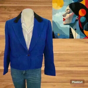 Compositions Jacket Blazer Women Pure Wool Size 12P